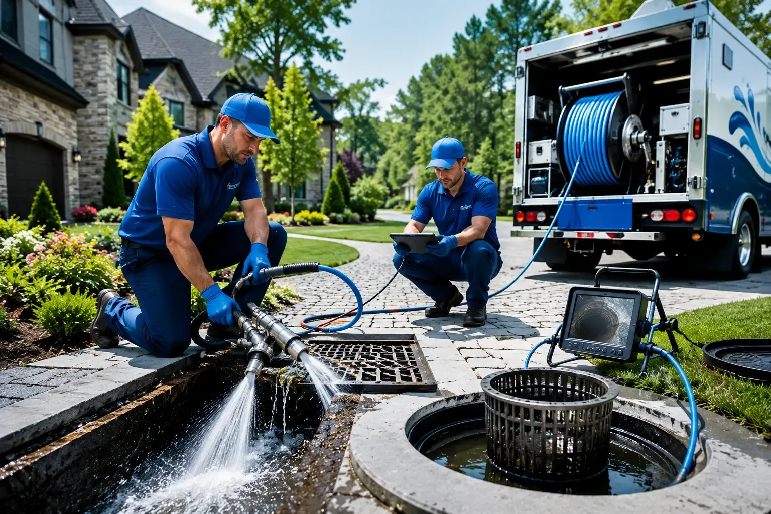 Local outdoor drain cleaning professionals in Niagara, WI