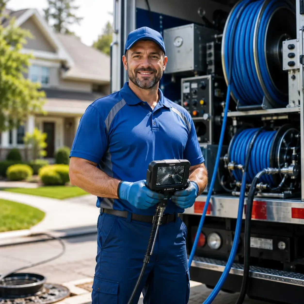 Local outdoor drain cleaning specialists in Niagara, WI